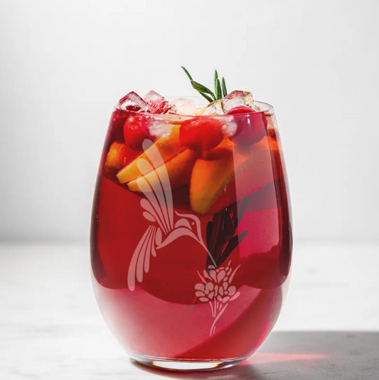 The Story Behind Our Hummingbird Stemless Wine Glasses