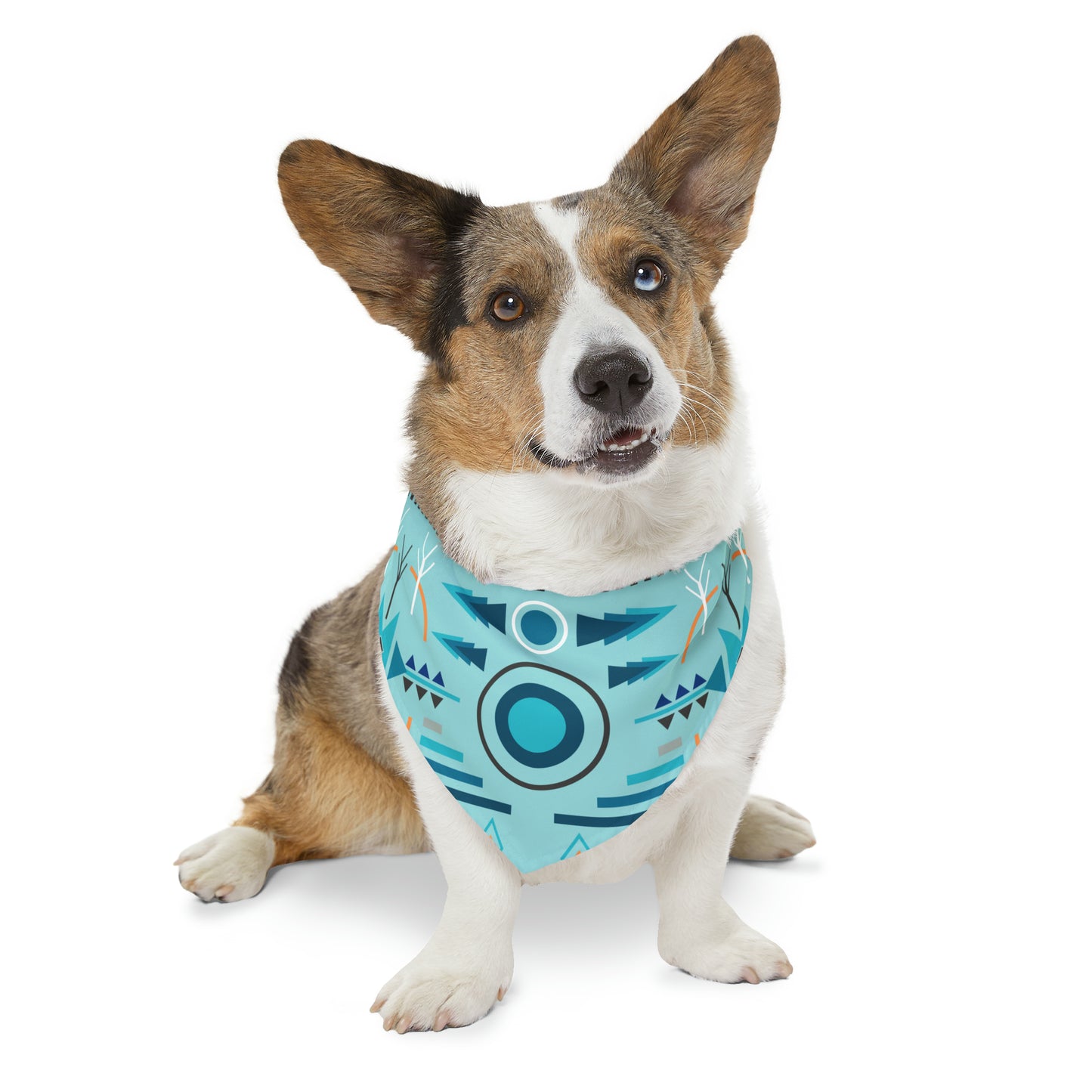 Pet Bandana Collar Native Blue Sky - Expressive DeZien