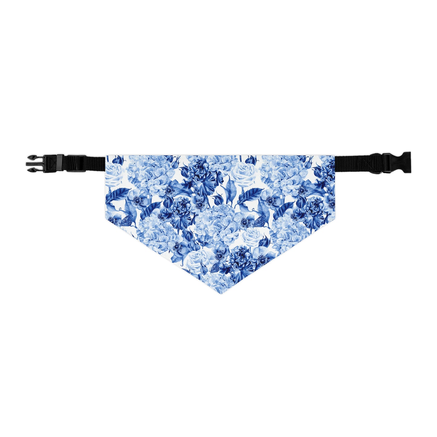Pet Bandana Collar Cornflower Blue Flowers - Expressive DeZien