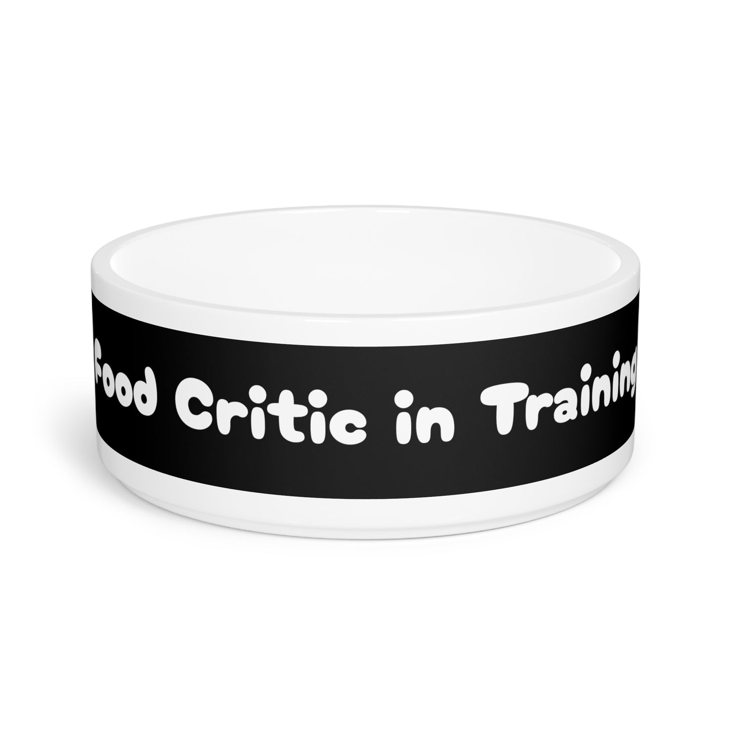 Pet Bowl Food Critic in Training - Expressive DeZien