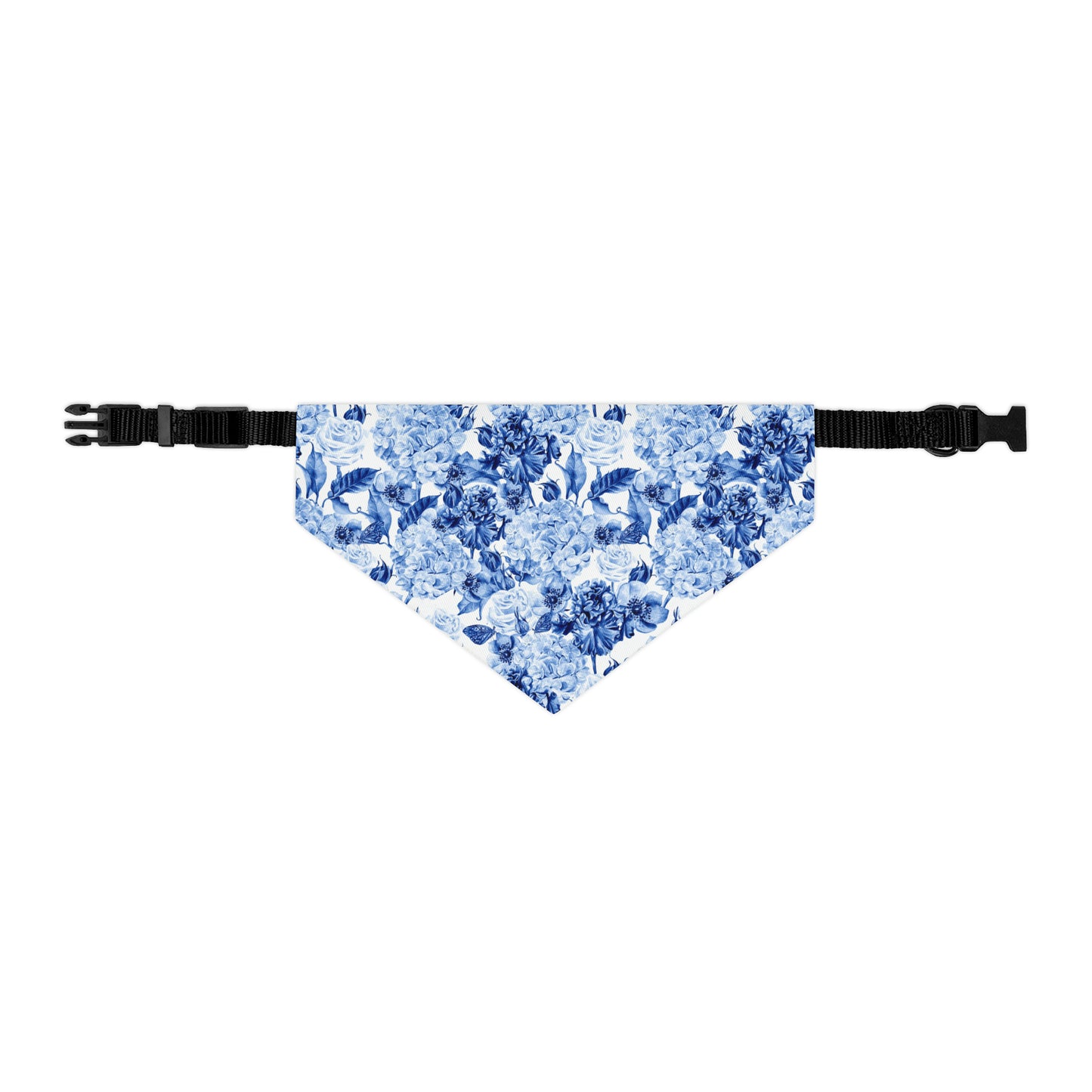 Pet Bandana Collar Cornflower Blue Flowers - Expressive DeZien