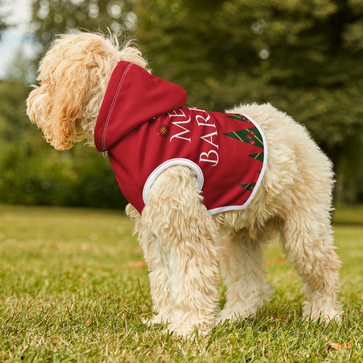 Pet Hoodie Merry Barkmas - Expressive DeZien