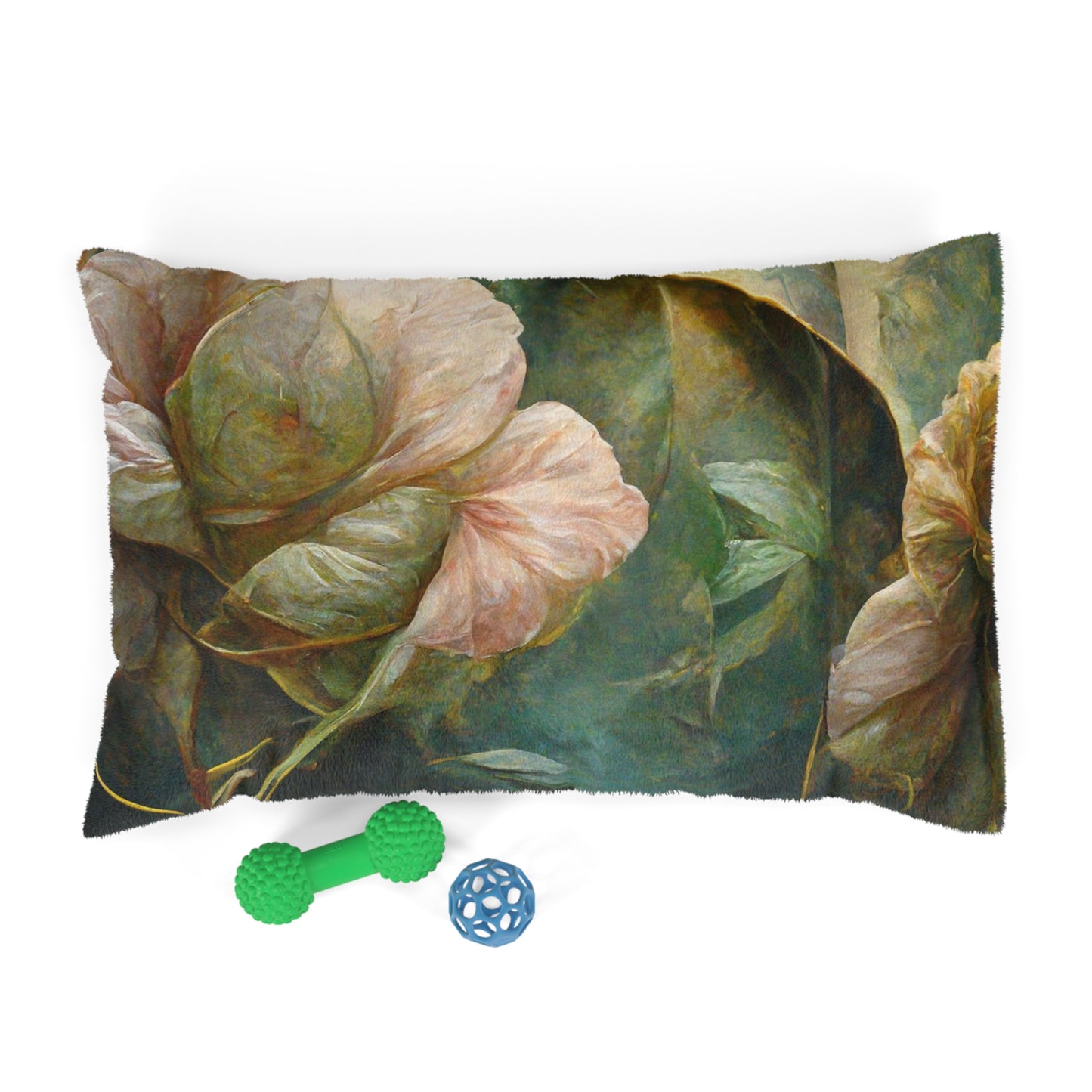 Pet Bed Flower Watercolor Painting - Expressive DeZien