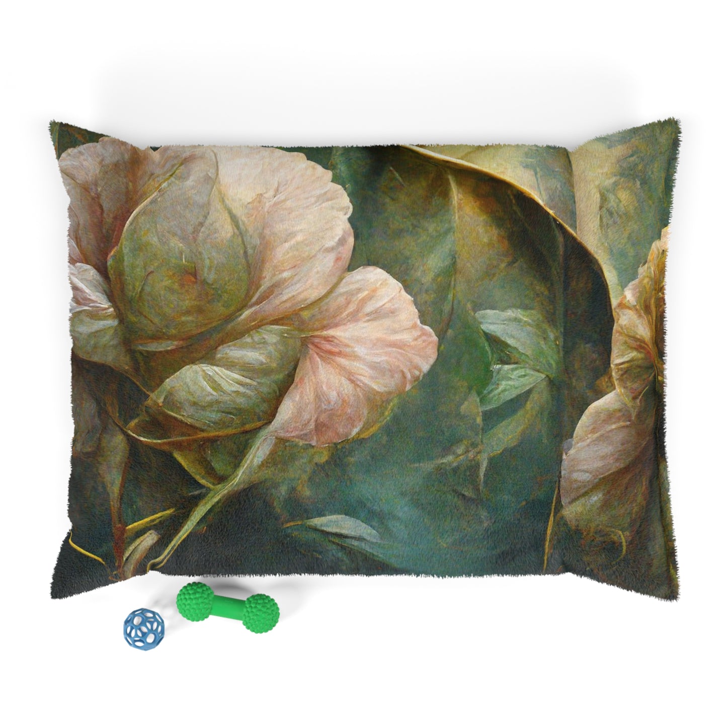 Pet Bed Flower Watercolor Painting - Expressive DeZien