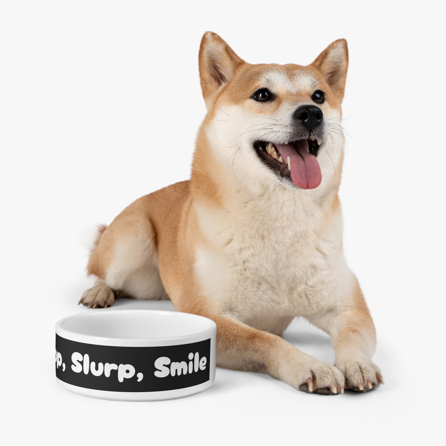Pet Bowl Slop, Slurp, Smile - Expressive DeZien