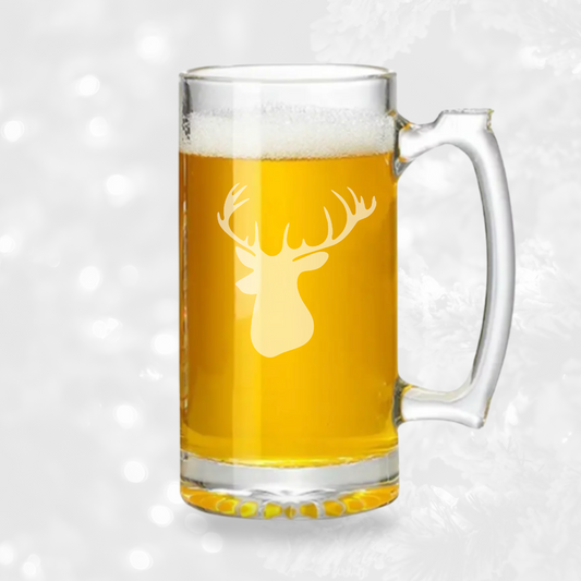 Buck Mount Head 26.5oz Tavern Beer Mug - Expressive DeZien