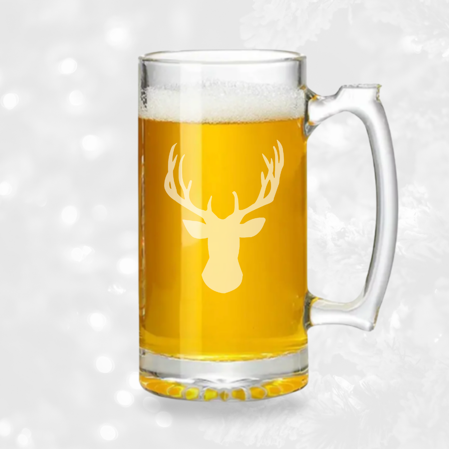 Deer Mount Head - 26.5oz Tavern Beer Mug - Expressive DeZien 