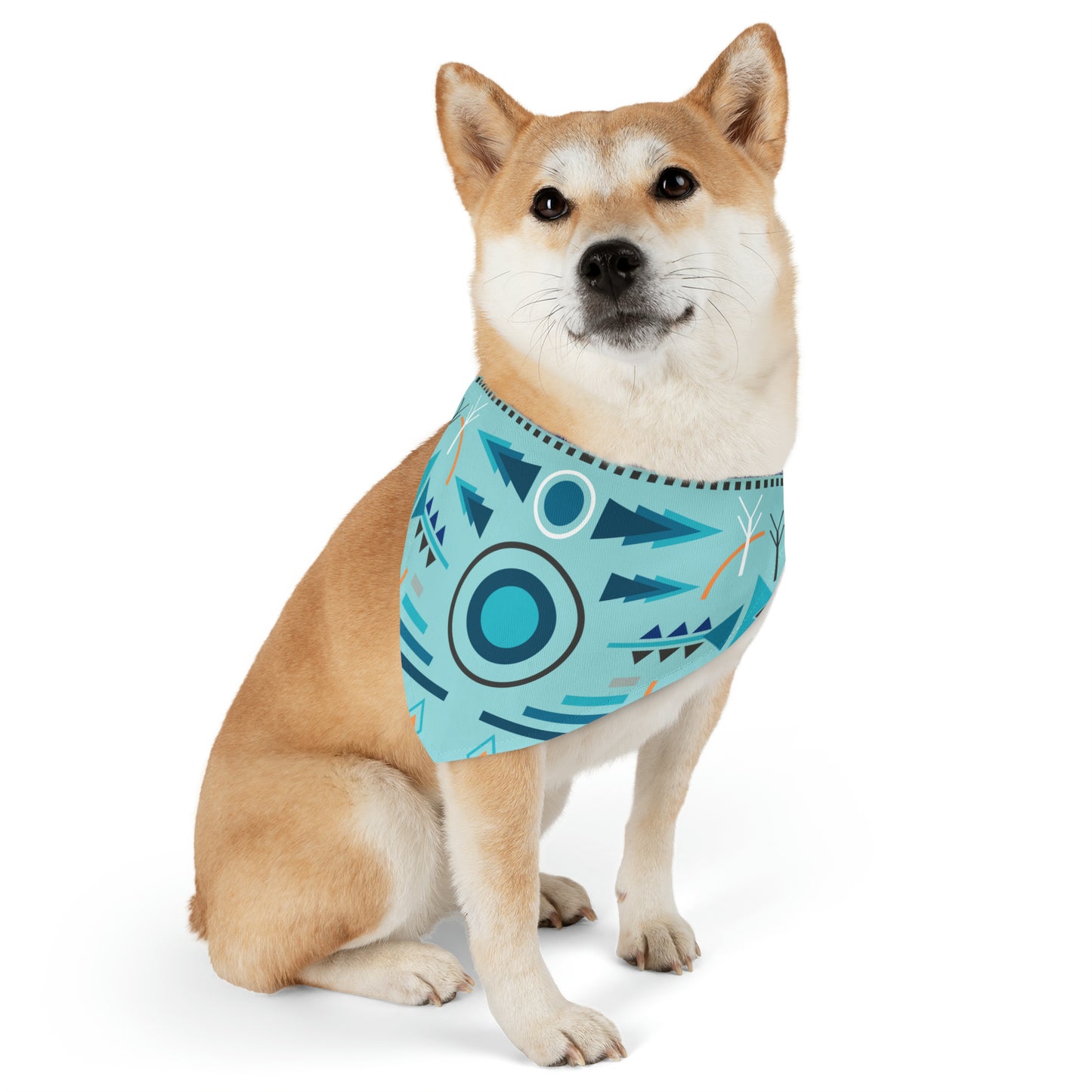 Pet Bandana Collar Native Blue Sky - Expressive DeZien
