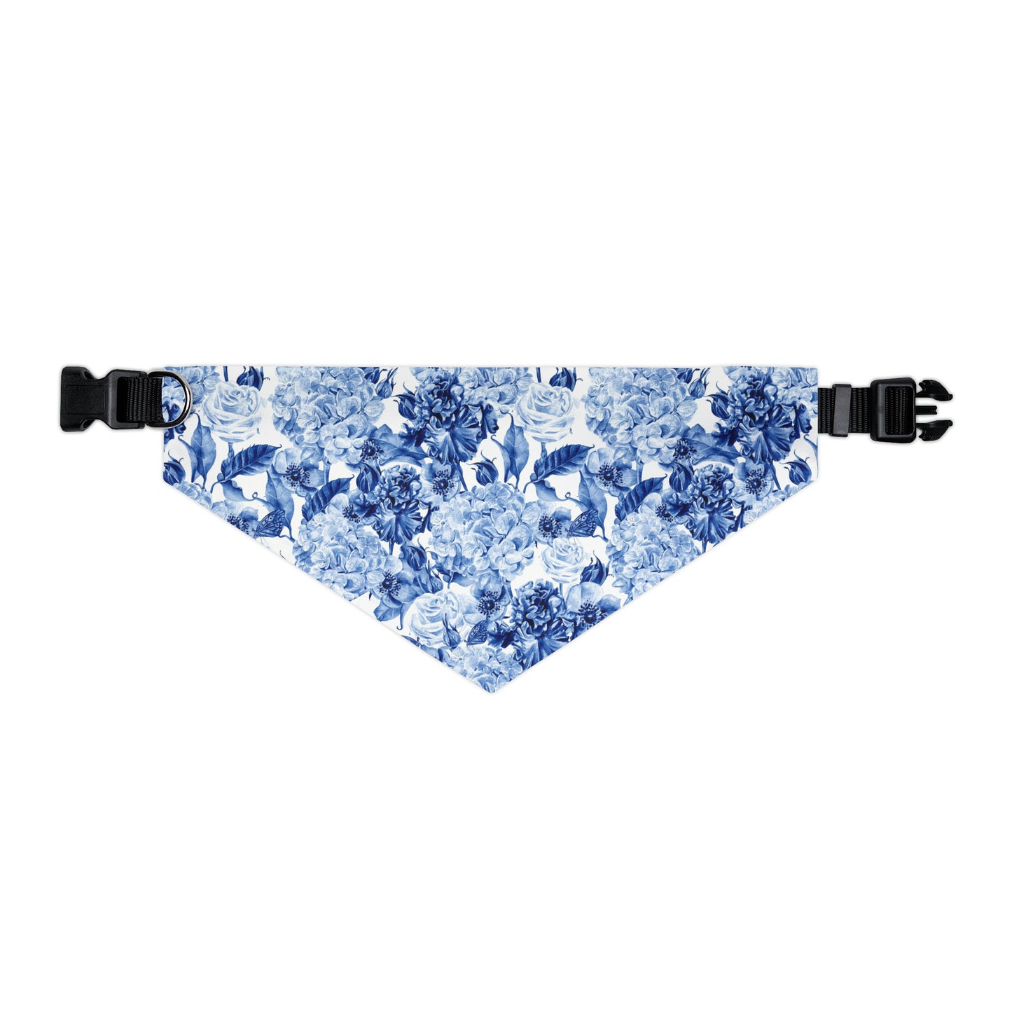 Pet Bandana Collar Cornflower Blue Flowers - Expressive DeZien