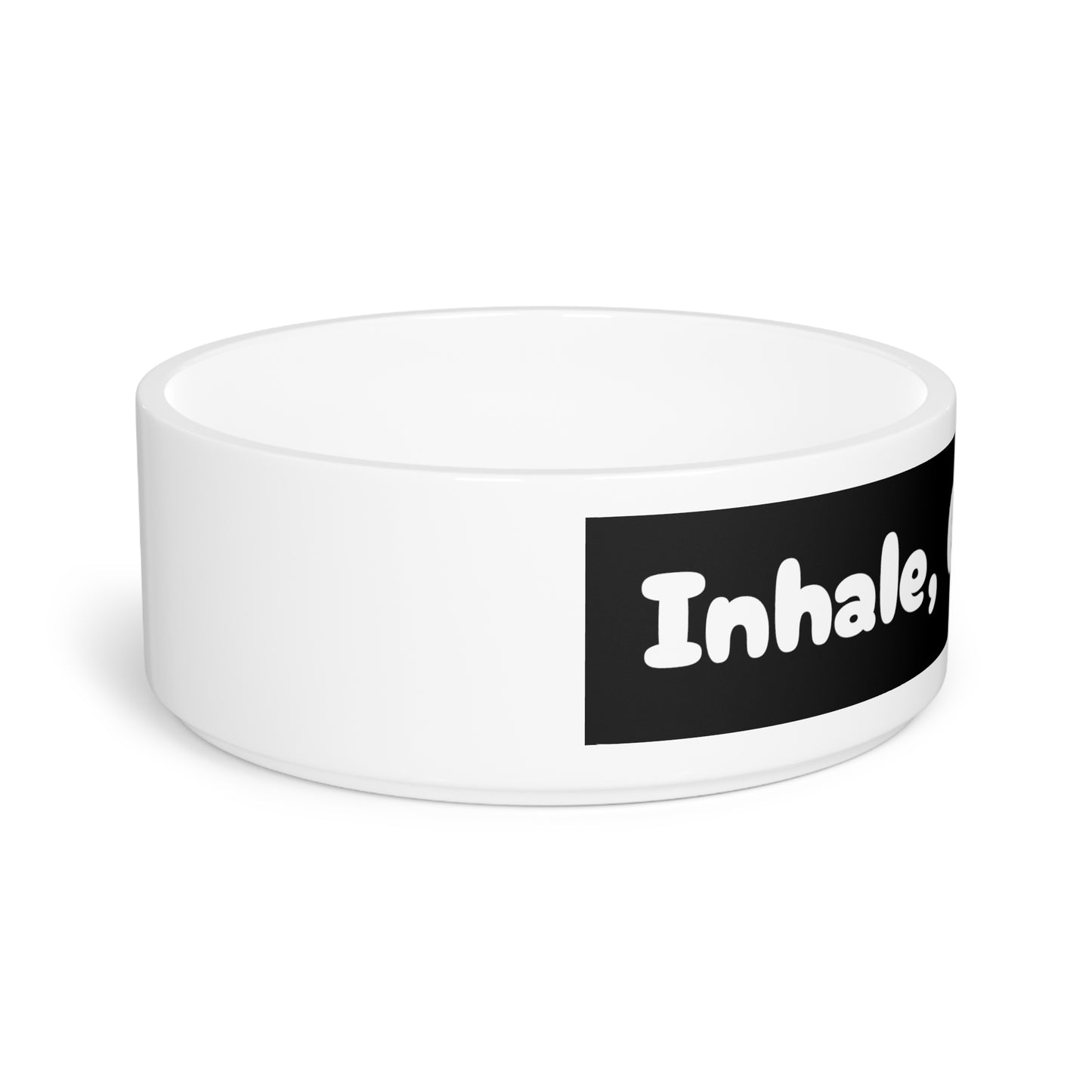 Pet Bowl Inhale, Exhale, Eat - Expressive DeZien