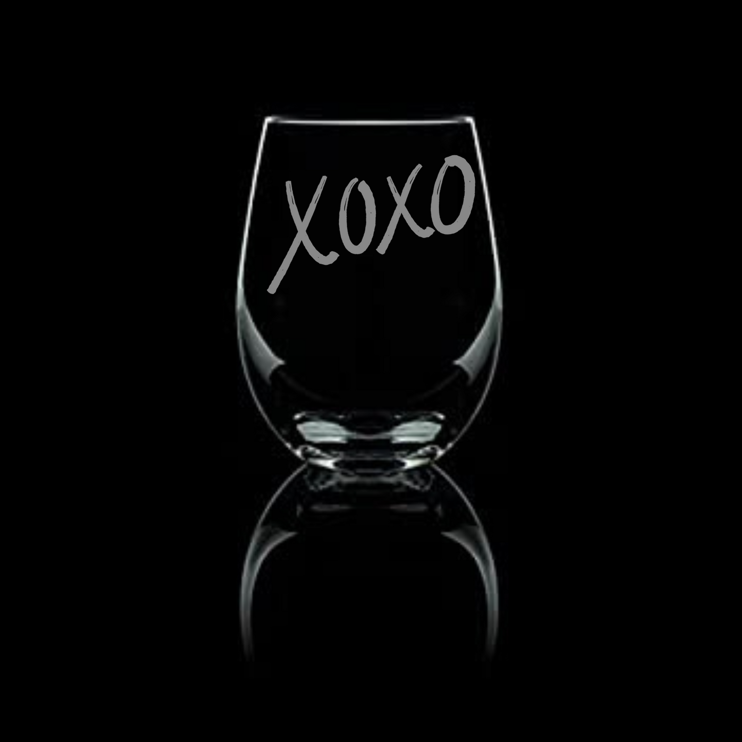 XOXO Wine Glass 20.5oz | Romantic Gift for Valentine's Day - Expressive DeZien