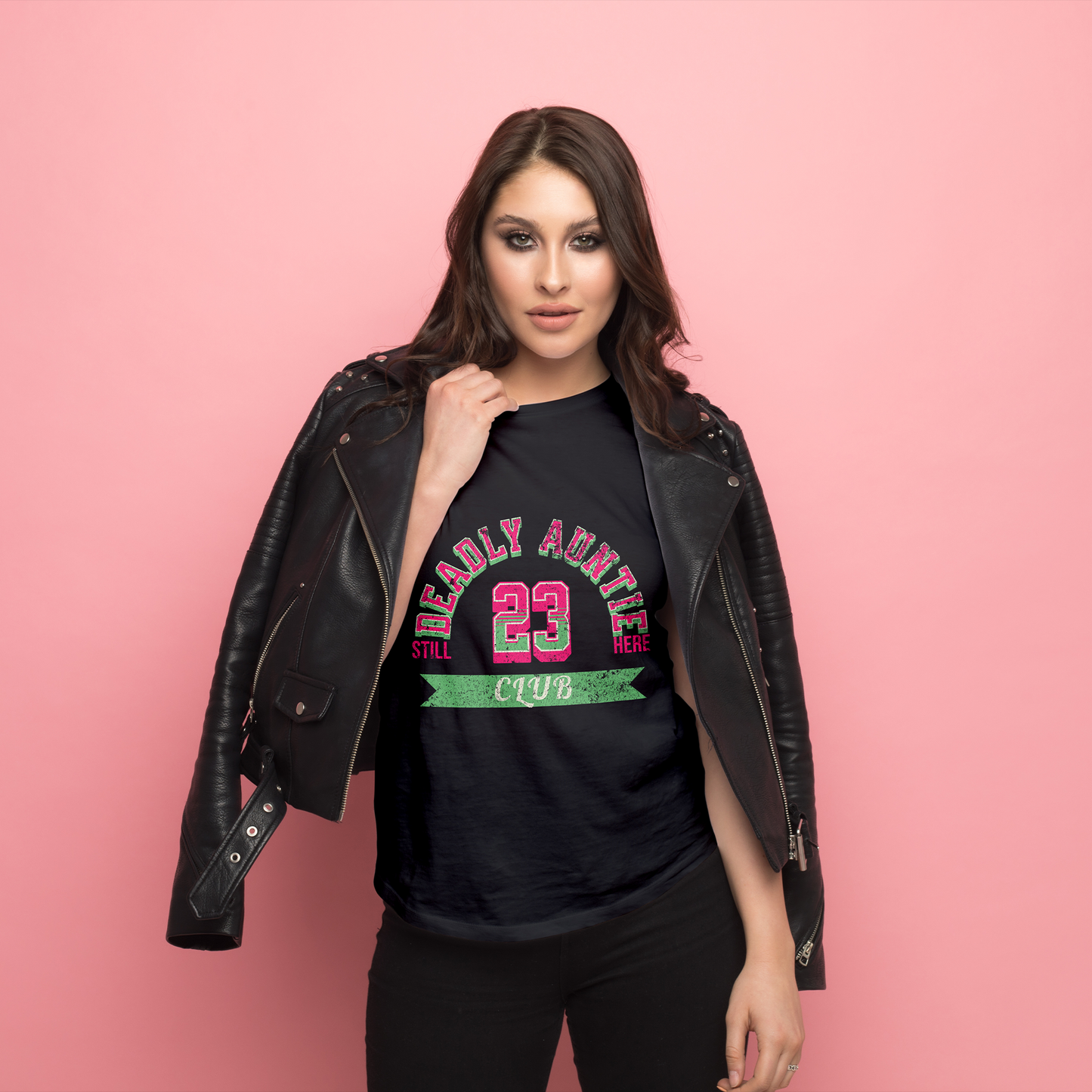 Deadly Auntie Club, Women's Boyfriend T-shirt - Expressive DeZien