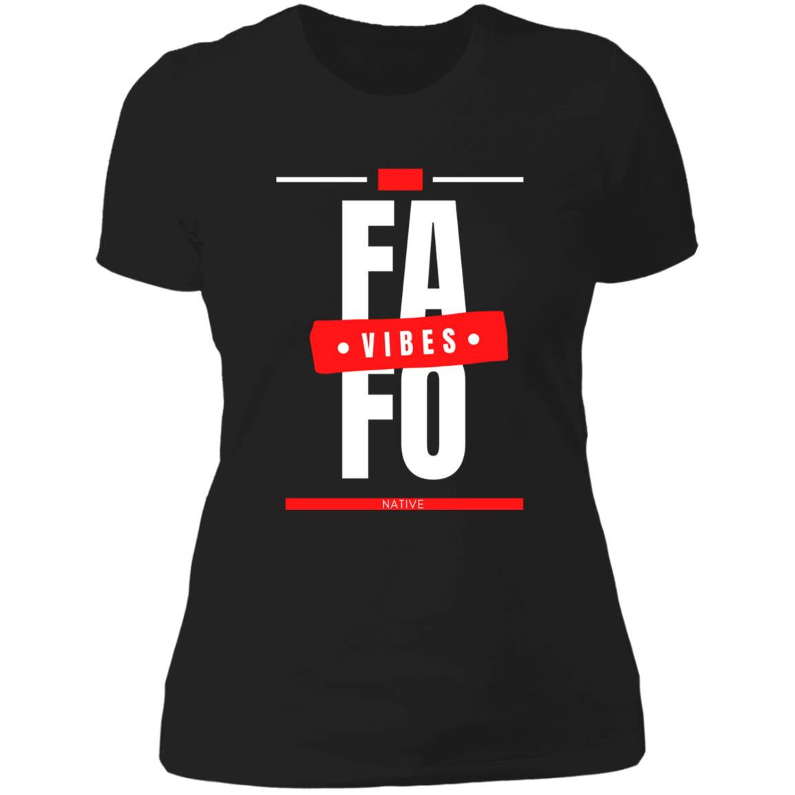 FAFO Ladies' Boyfriend T-Shirt - Expressive DeZien