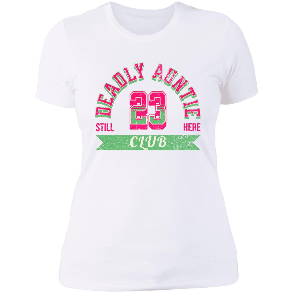 Deadly Auntie Club, Women's Boyfriend T-shirt - Expressive DeZien