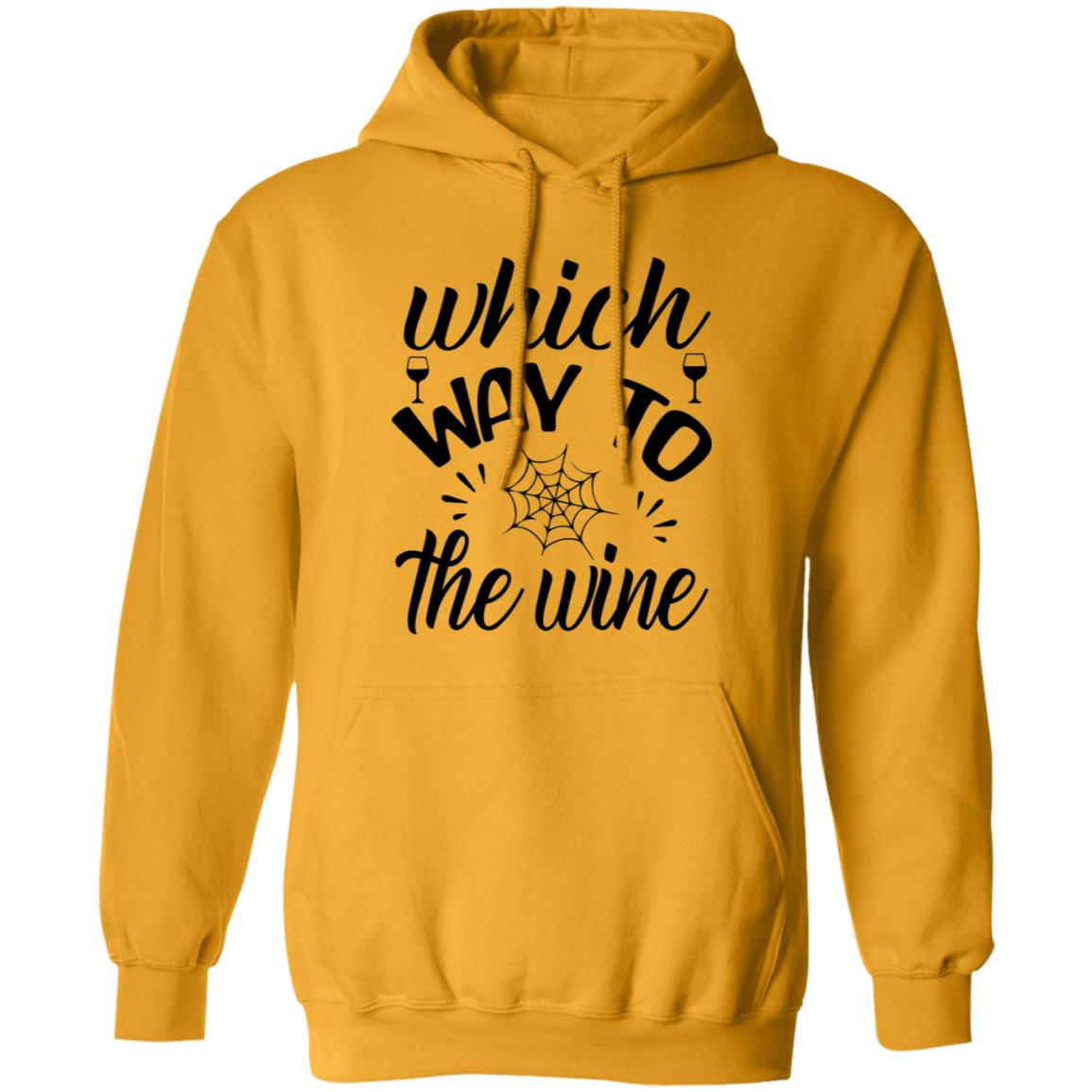 Which Way to the Wine Pullover Hoodie - Expressive DeZien
