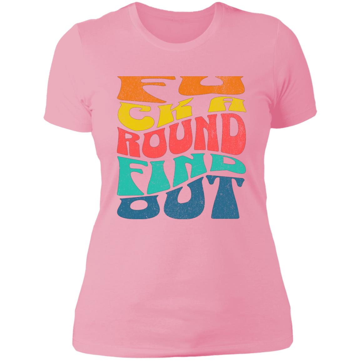 FAFO Ladies' Boyfriend T-Shirt - Expressive DeZien