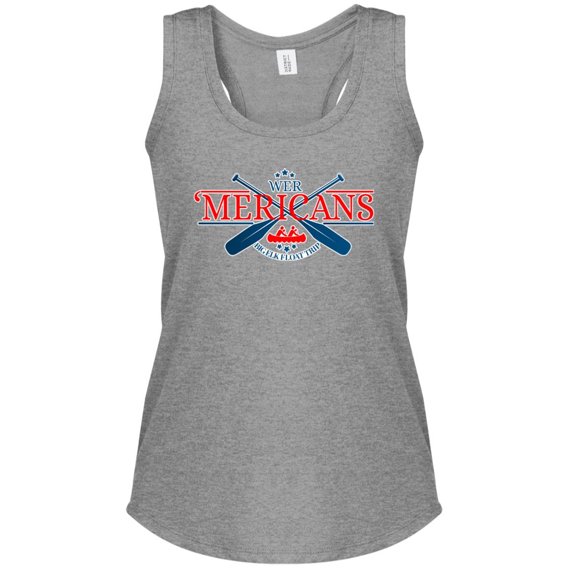 LIMITED EDITION 'MERICANS Women's Perfect Tri Racerback Tank - Expressive DeZien