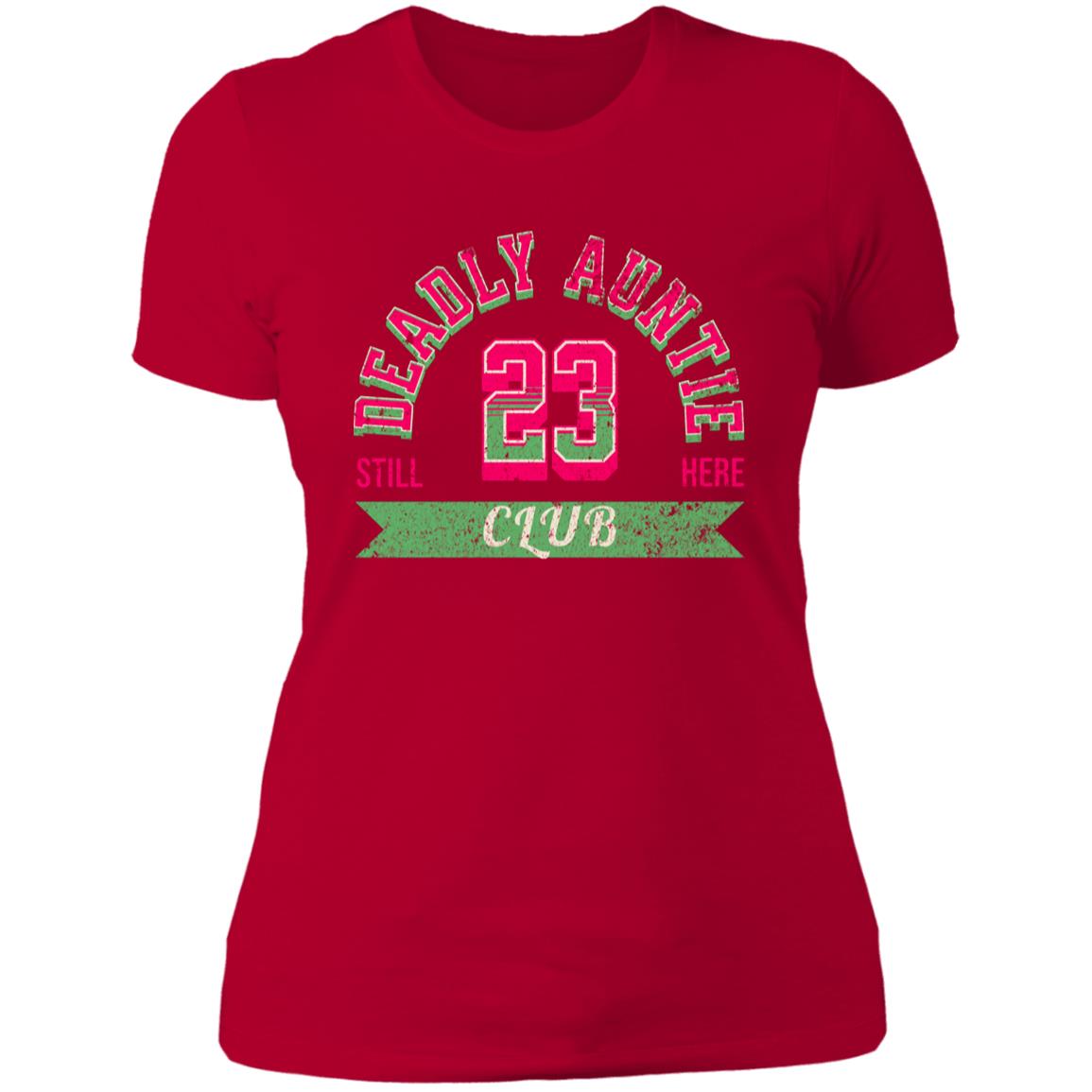 Deadly Auntie Club, Women's Boyfriend T-shirt - Expressive DeZien