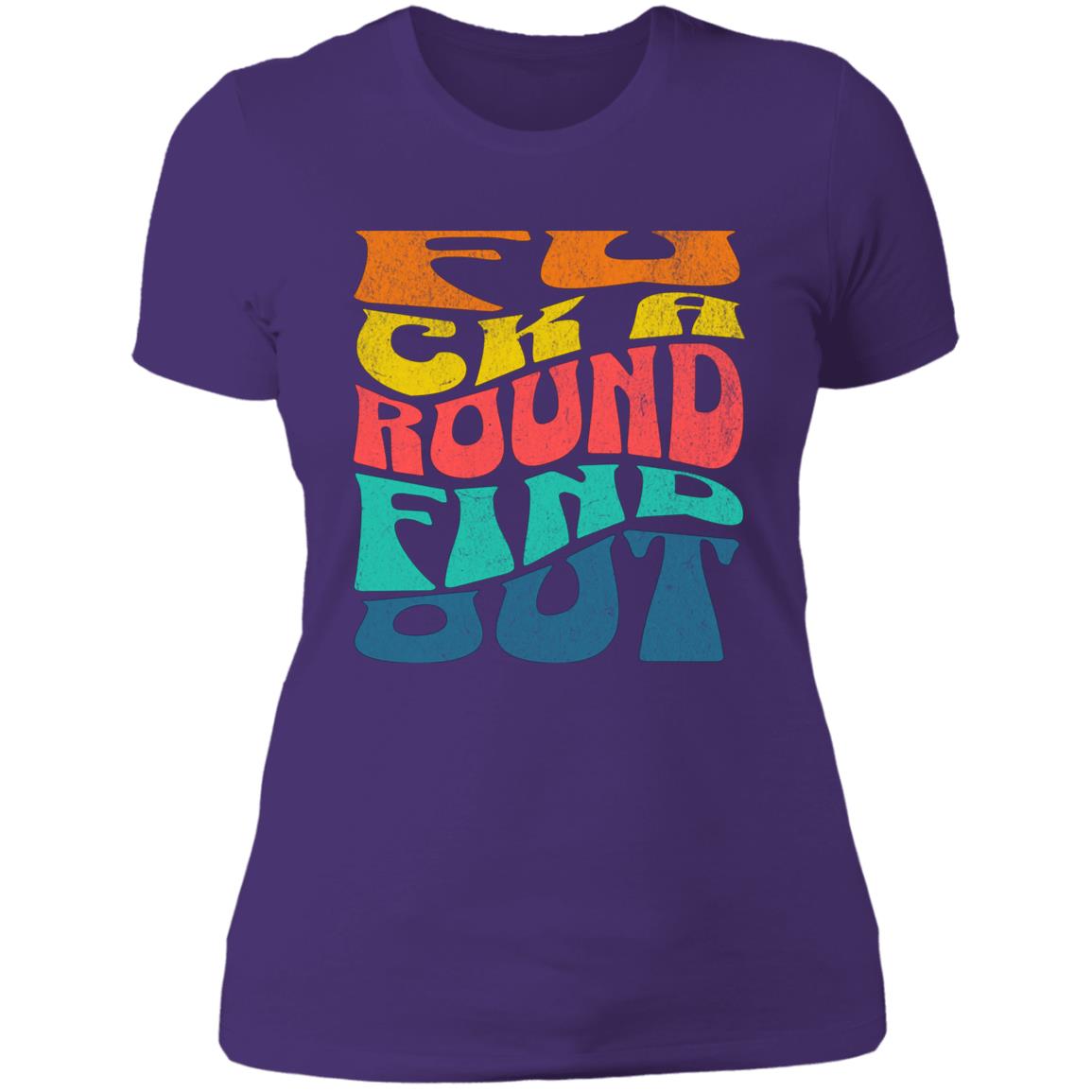 FAFO Ladies' Boyfriend T-Shirt - Expressive DeZien 