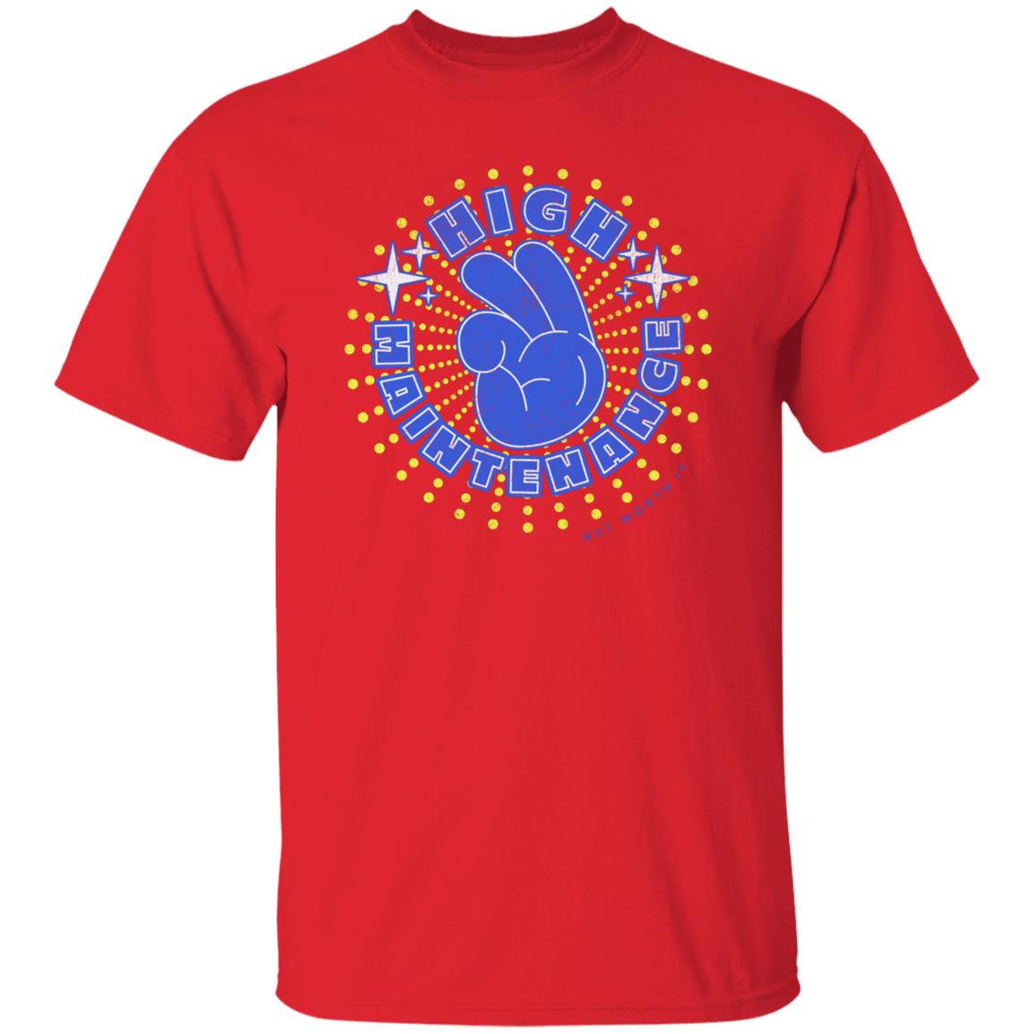 High Maintenance T-Shirt Peace - Expressive DeZien