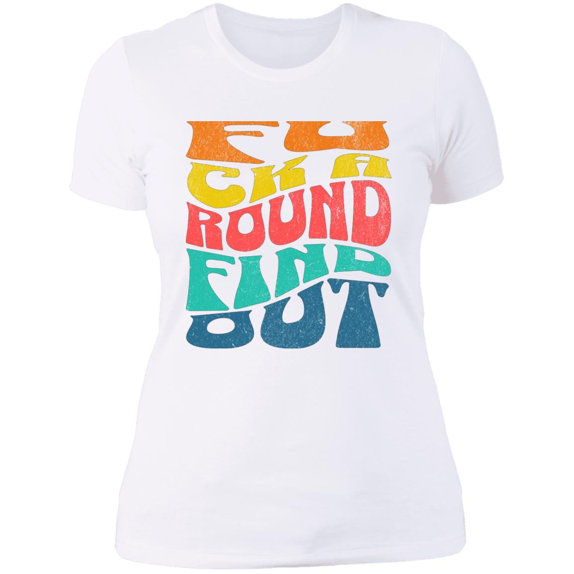 FAFO Ladies' Boyfriend T-Shirt - Expressive DeZien 