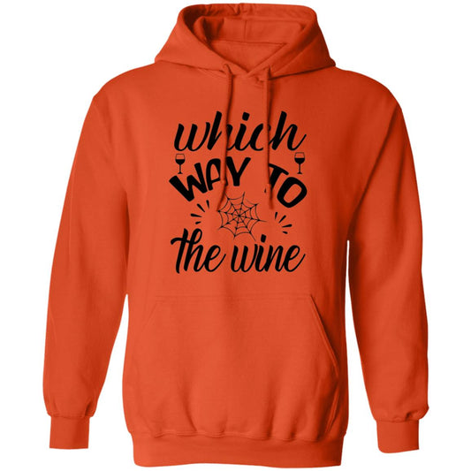 Which Way to the Wine Pullover Hoodie - Expressive DeZien 