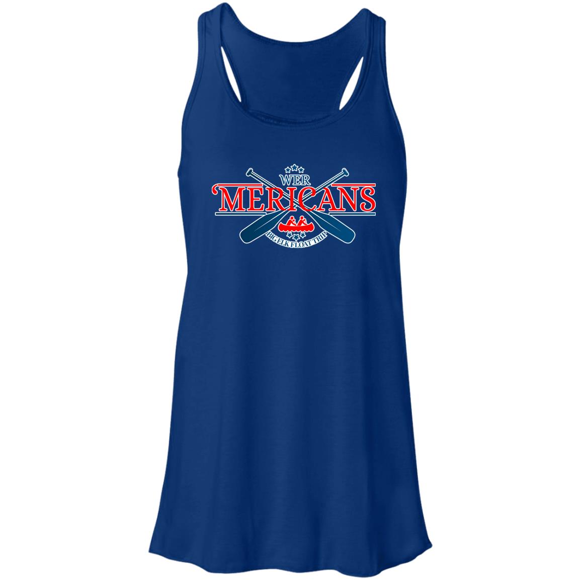 LIMITED EDITION 'MERICANS Flowy Racerback Tank - Expressive DeZien