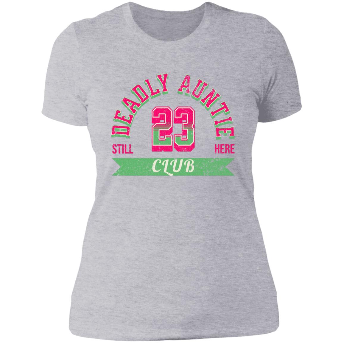 Deadly Auntie Club, Women's Boyfriend T-shirt - Expressive DeZien