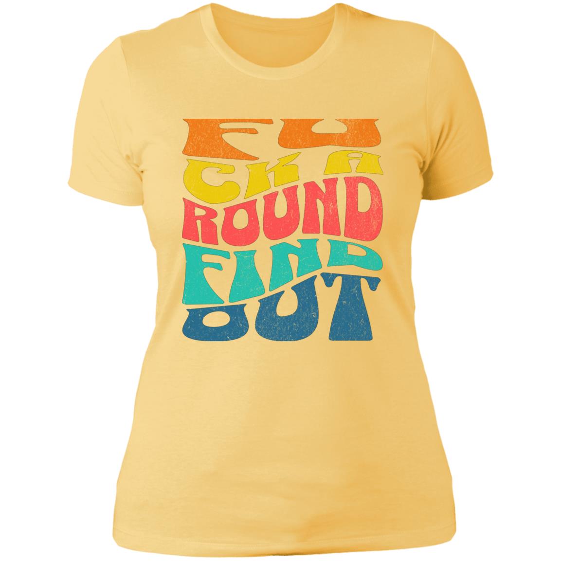 FAFO Ladies' Boyfriend T-Shirt - Expressive DeZien 