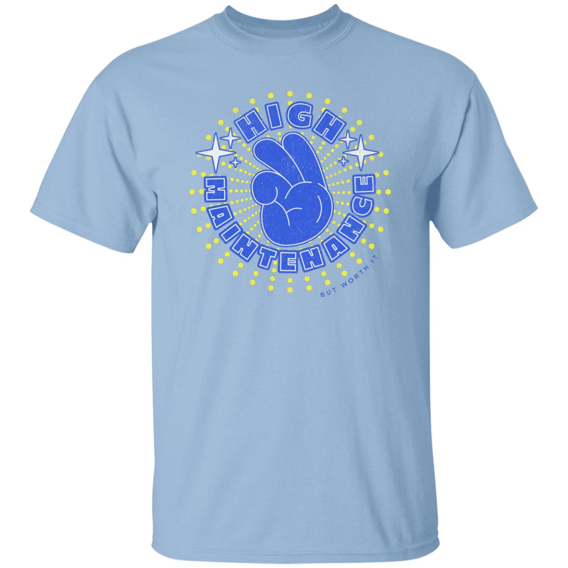 High Maintenance T-Shirt Peace - Expressive DeZien