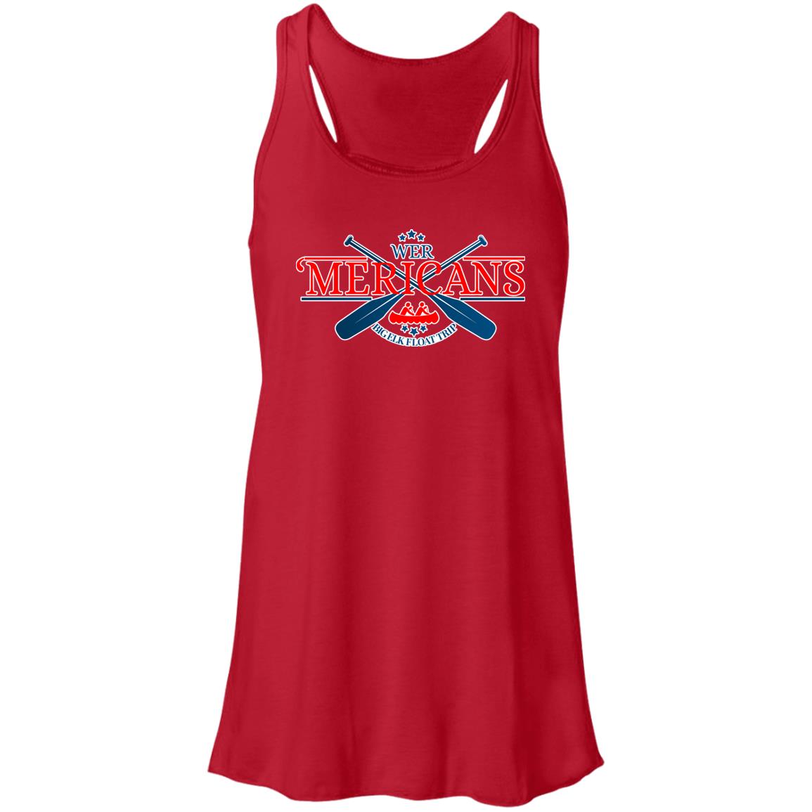 LIMITED EDITION 'MERICANS Flowy Racerback Tank - Expressive DeZien