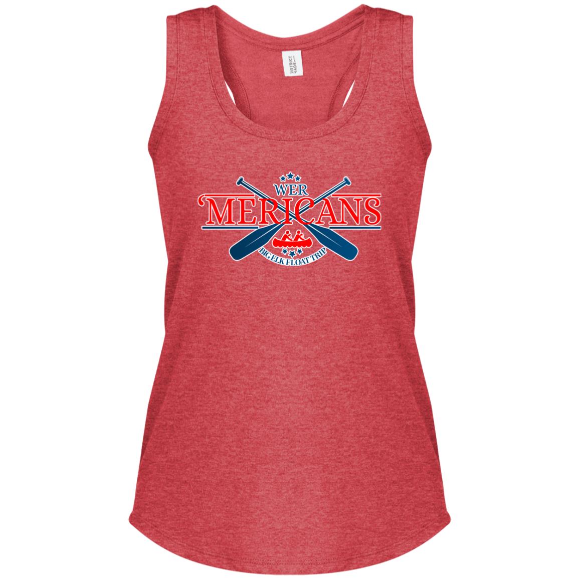 LIMITED EDITION 'MERICANS Women's Perfect Tri Racerback Tank - Expressive DeZien