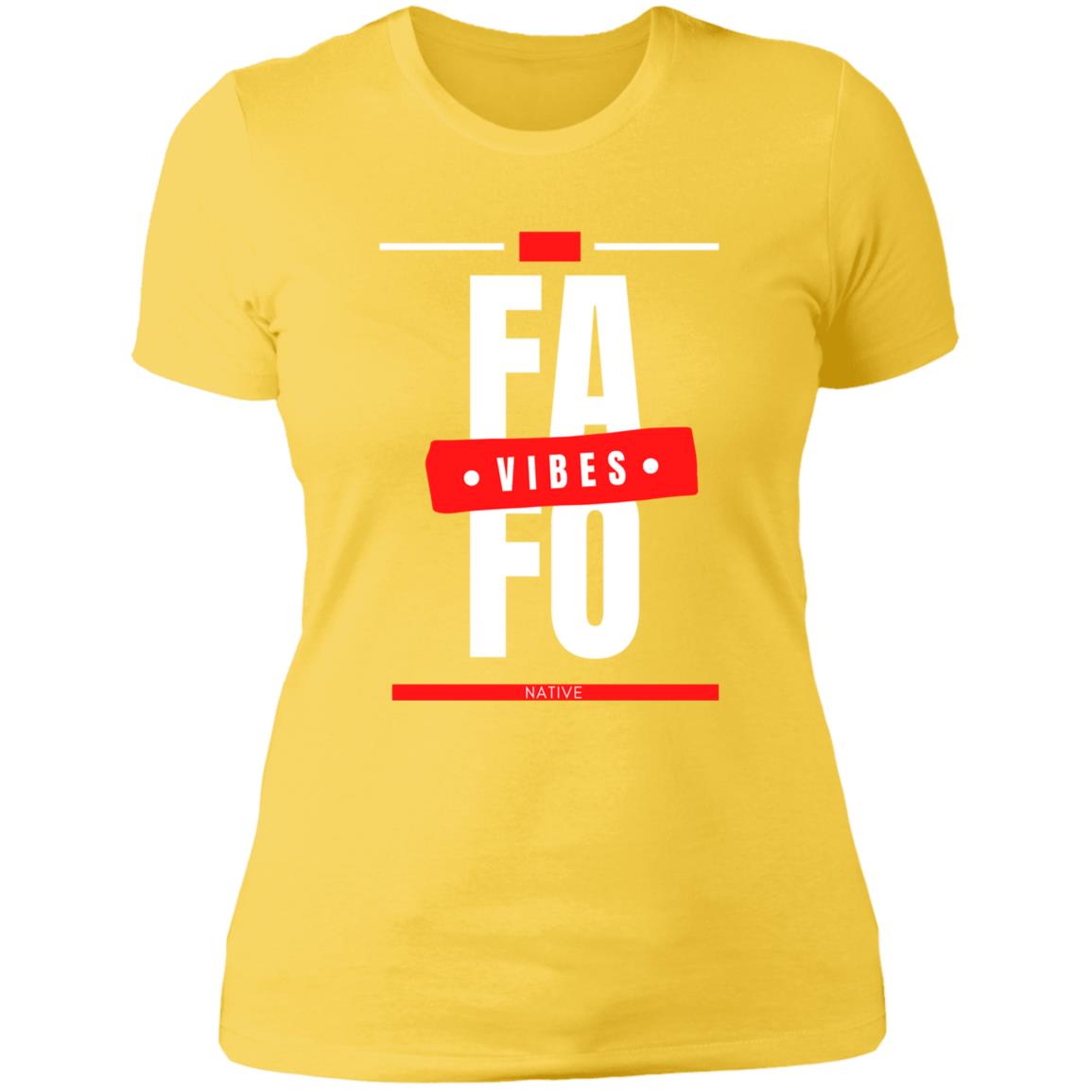 FAFO Ladies' Boyfriend T-Shirt - Expressive DeZien