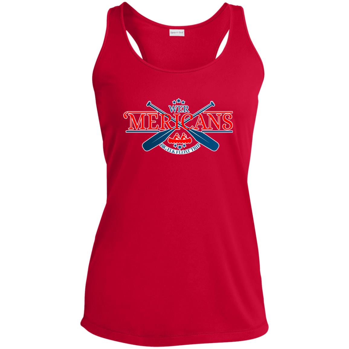 LIMITED EDITION 'MERICANS Ladies' Performance Racerback Tank - Expressive DeZien