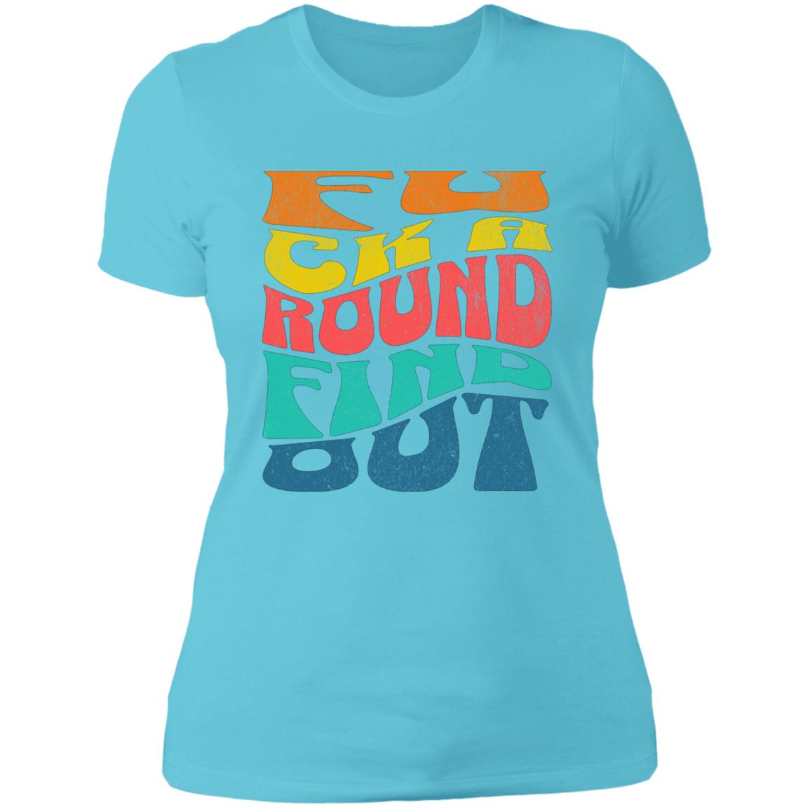 FAFO Ladies' Boyfriend T-Shirt - Expressive DeZien 