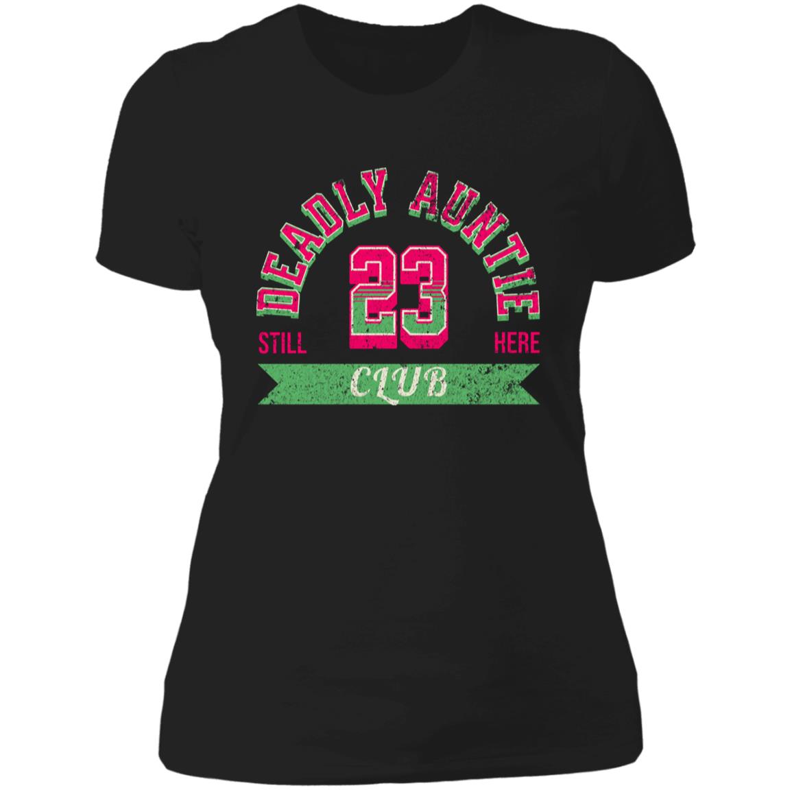 Deadly Auntie Club, Women's Boyfriend T-shirt - Expressive DeZien