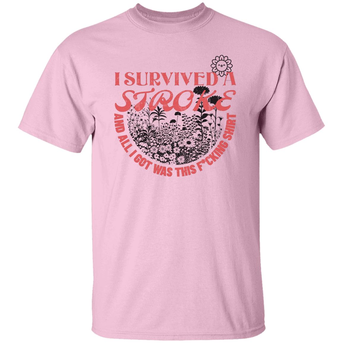 I Survived a stroke T-Shirt - Expressive DeZien