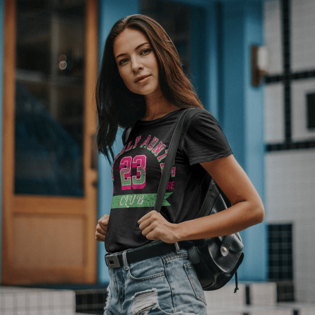 Deadly Auntie Club, Women's Boyfriend T-shirt - Expressive DeZien