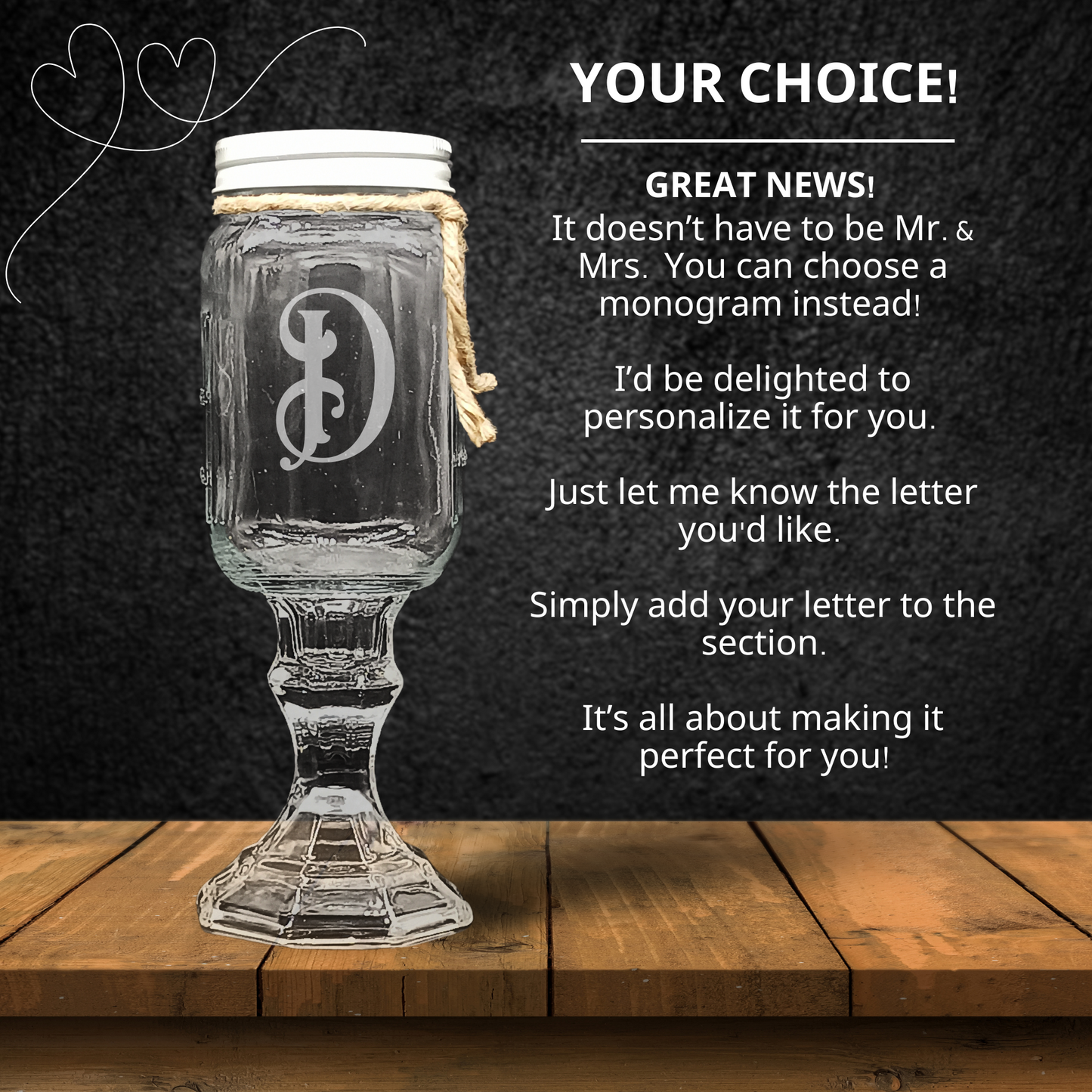 Personalized Rustic Engraved Mr & Mrs Wedding Toasting Glasses with Hummingbird Earrings – Unique Bride Gift – *Royal