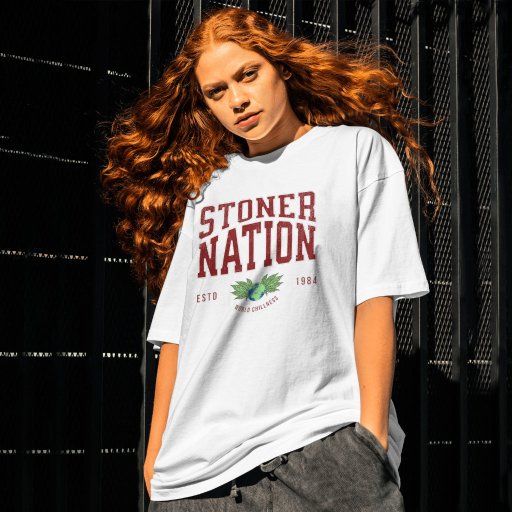 Stoner Nation Premium Short Sleeve T-Shirt - Expressive DeZien