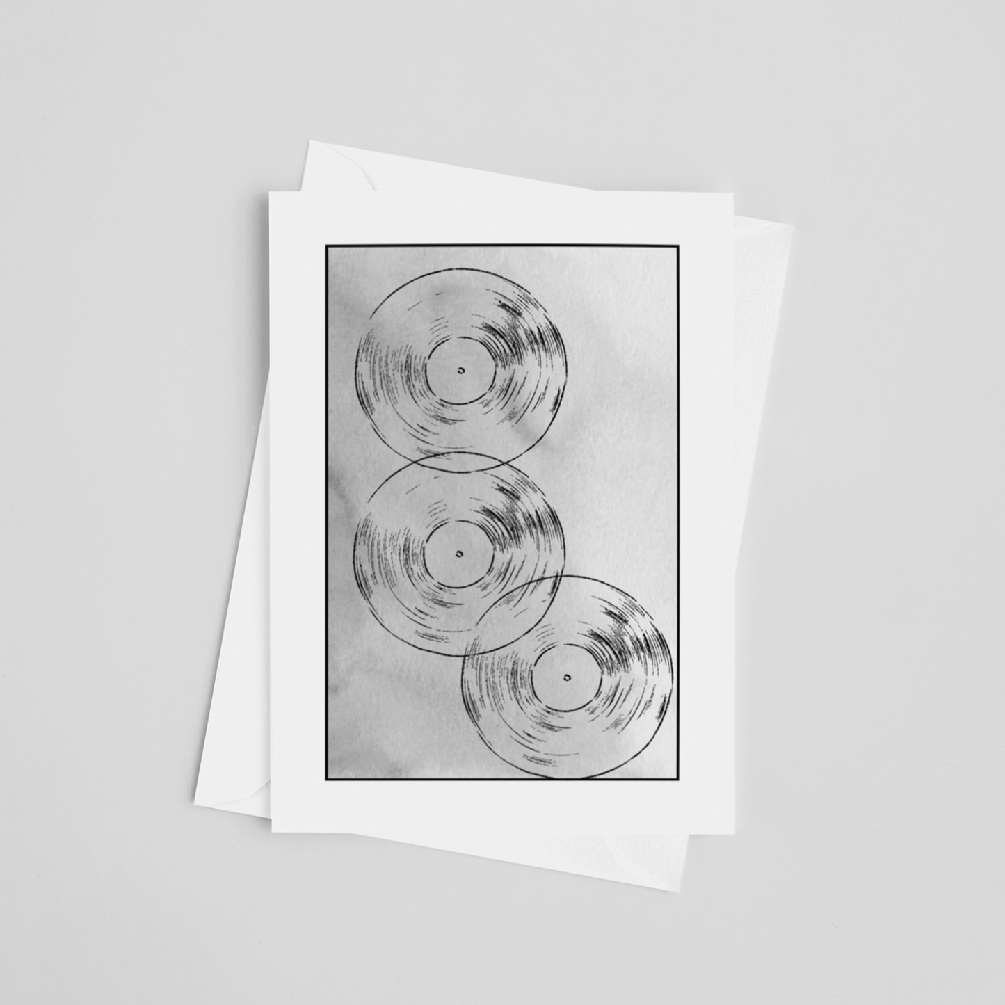 Vintage Vinyl Greeting Cards 5" x 7"