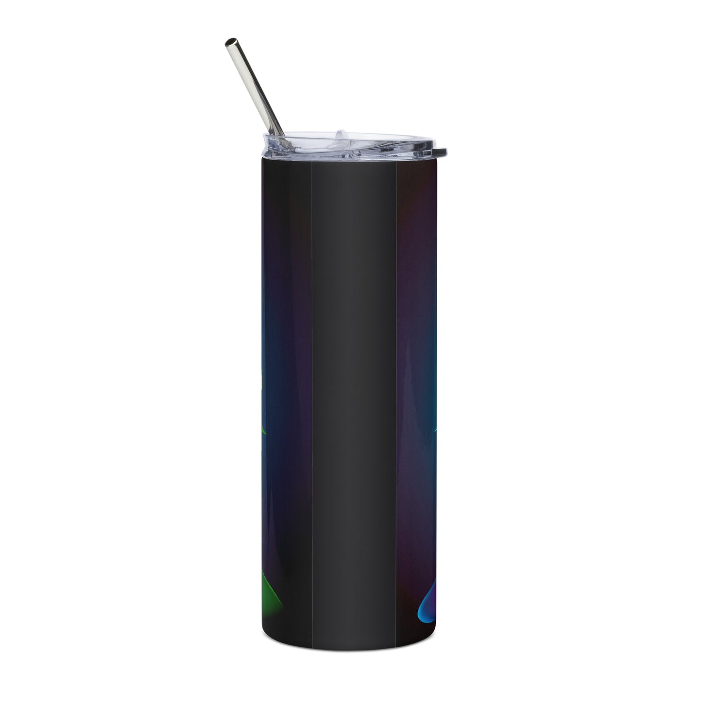 20oz Stainless Steel Skinny Tumbler Abstract Psychedelic Cannabis - Expressive DeZien