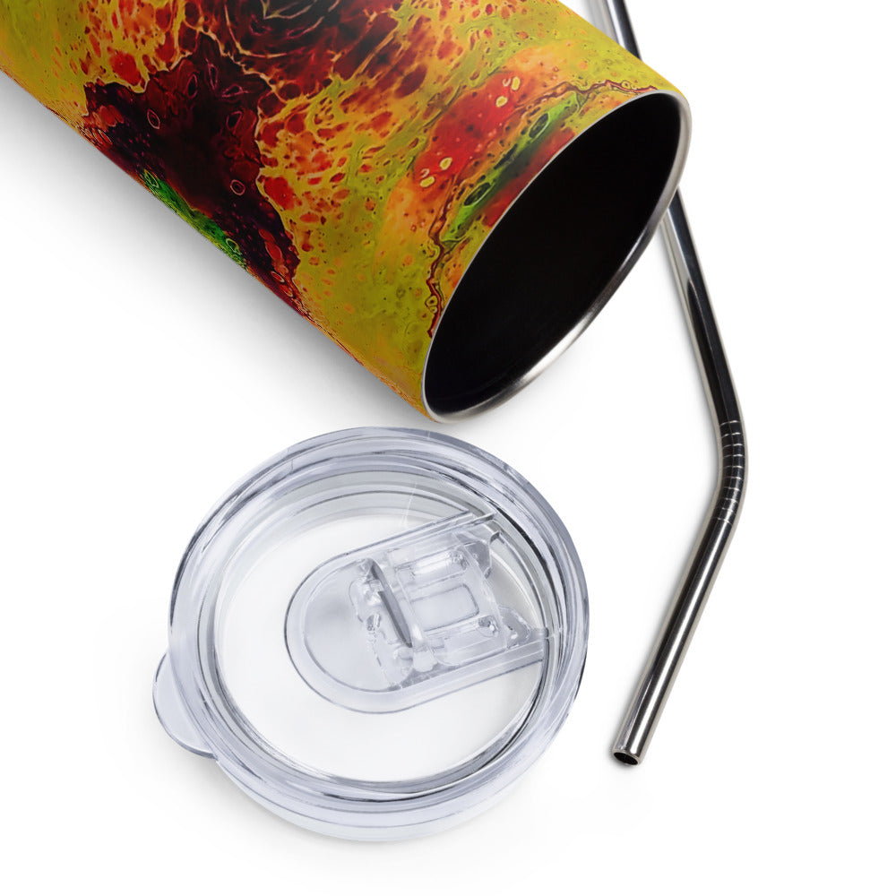 20oz Stainless Steel Skinny Tumbler SunSet - Expressive DeZien