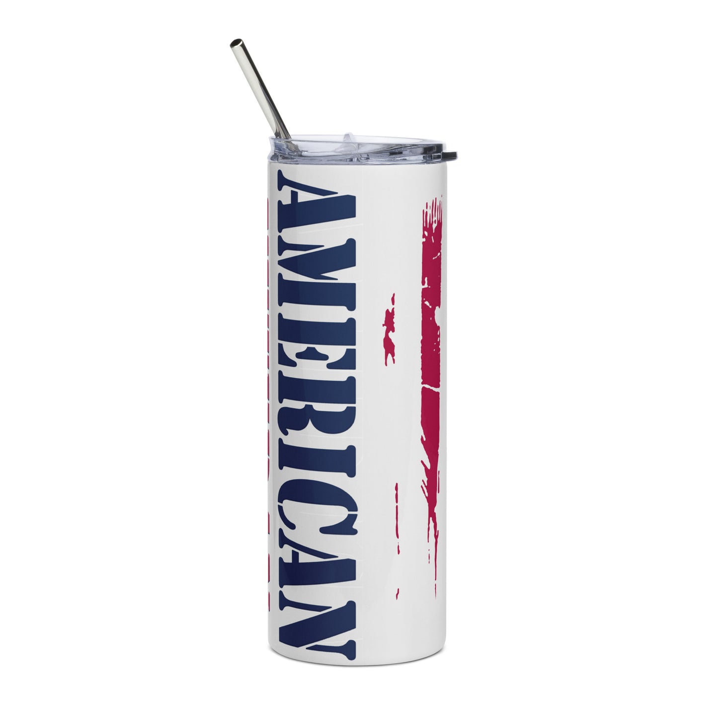 20oz Stainless Steel Skinny Tumbler American Veteran - Expressive DeZien