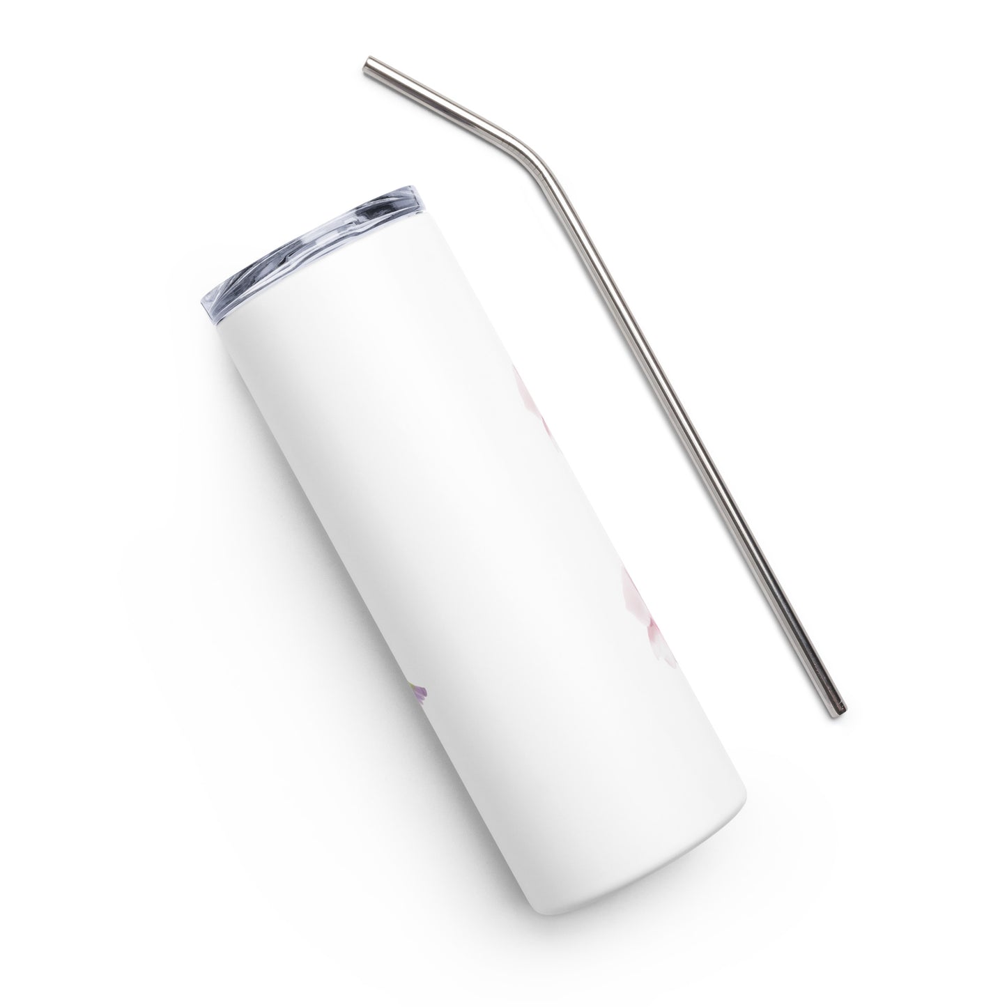 20oz Stainless Steel Skinny Tumbler Hummingbird and Protea Flower - Expressive DeZien