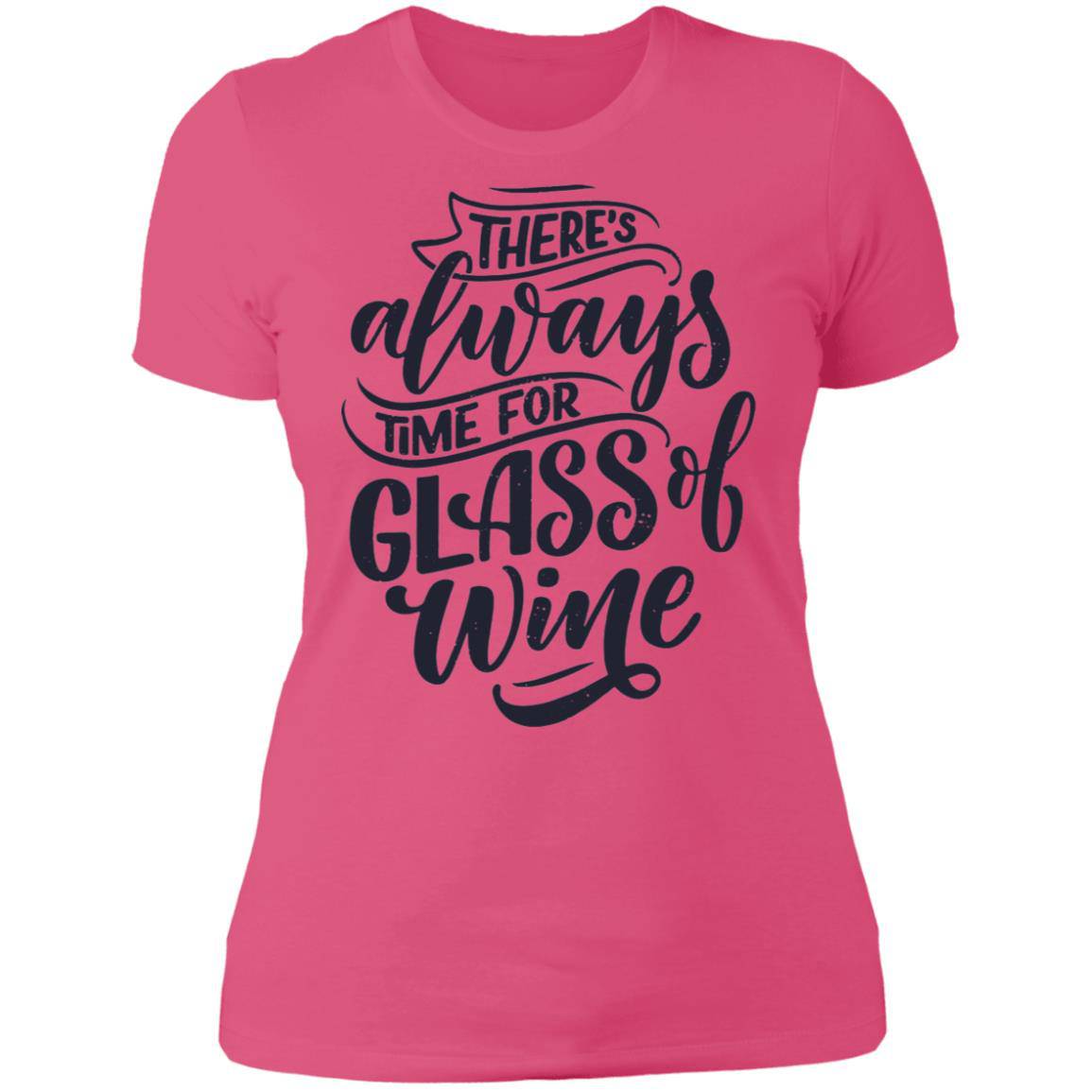 Time for Wine Ladies' Boyfriend T-Shirt - Expressive DeZien