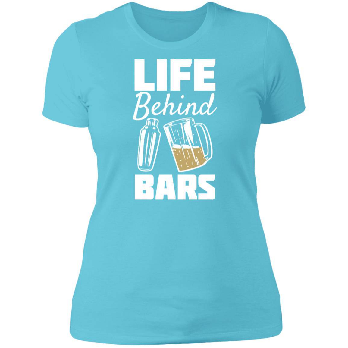 Life Behind Bars Ladies' Boyfriend T-Shirt - Expressive DeZien