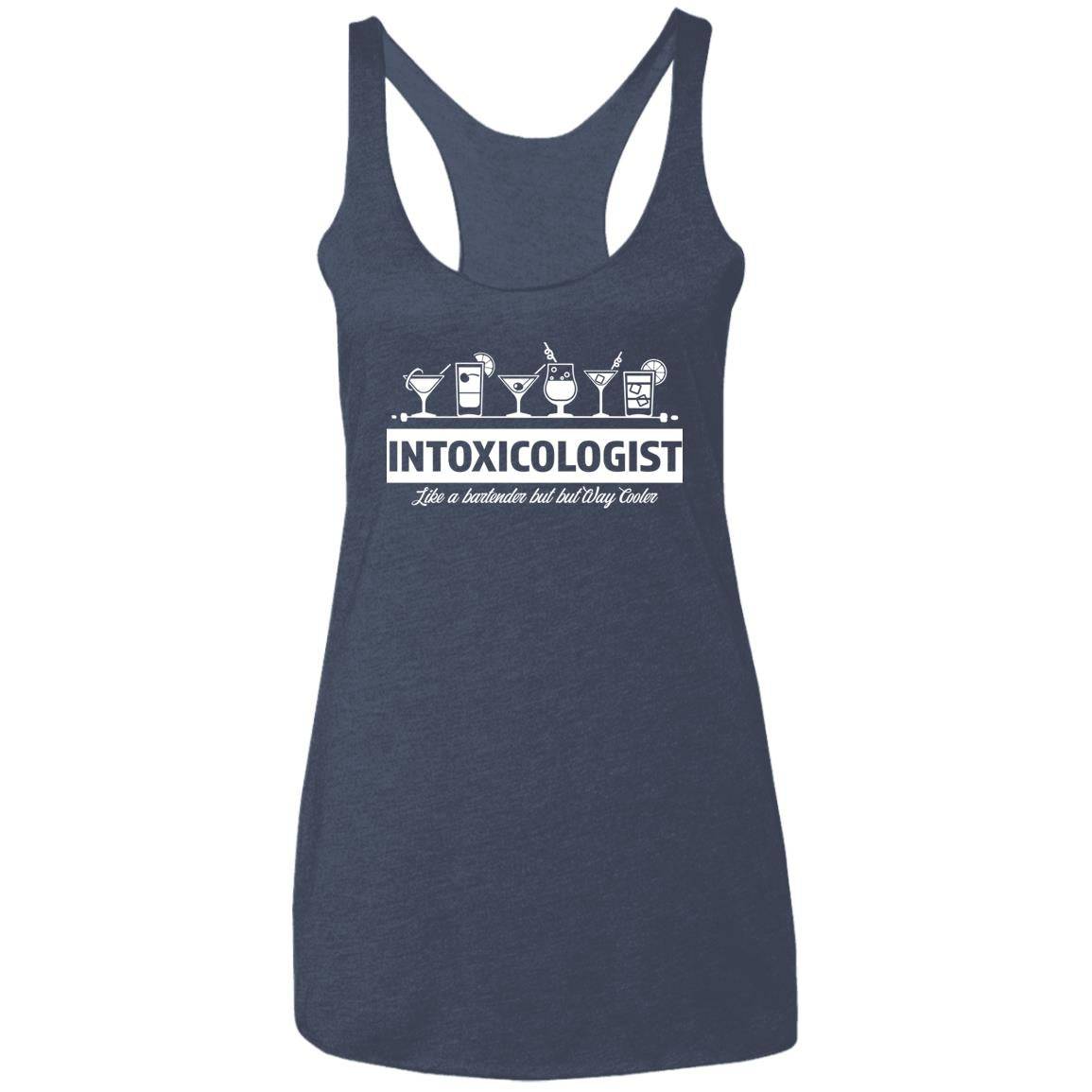 Intoxicologist Bartender Ladies' Triblend Racerback Tank - Expressive DeZien