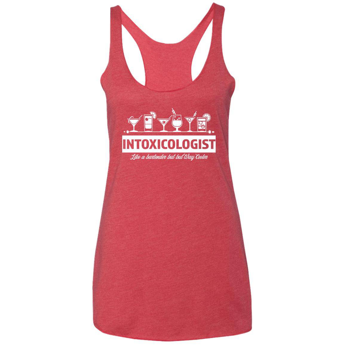 Intoxicologist Bartender Ladies' Triblend Racerback Tank - Expressive DeZien