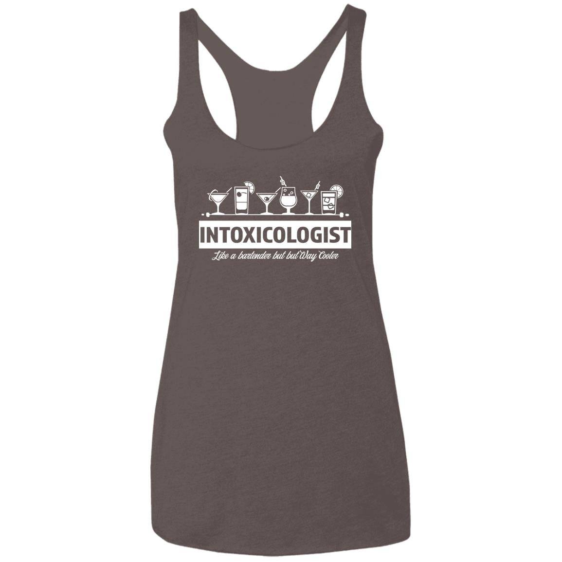 Intoxicologist Bartender Ladies' Triblend Racerback Tank - Expressive DeZien